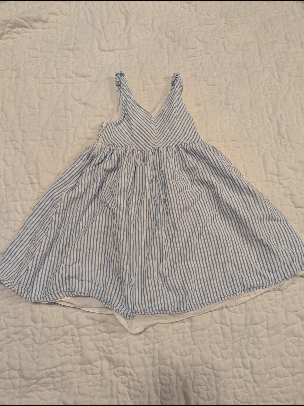 Hope & Henry Striped Linen Dress